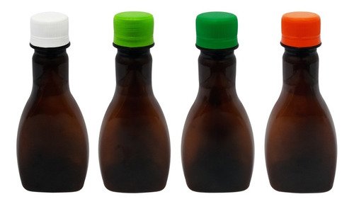 378 Frasco Plástico Âmbar Pet 200ml Tampa S Batoque Mol - Imagem 2