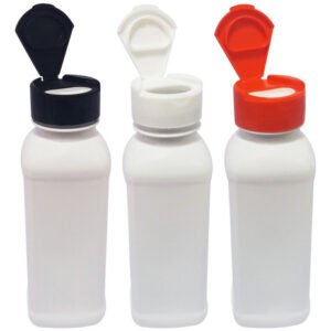 180 Frascos Plástico Branco Pet 300ml Tampa Fliptop Cap Qua