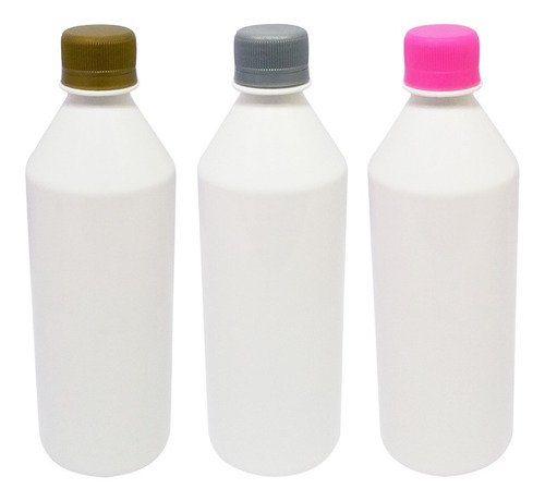 220 Frasco Plástico Branco Pet 500ml Tampa S Batoque Cos - Imagem 3