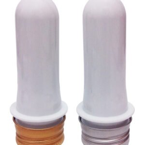47 Preforma Branca 18ml Pet 17g Tubete 8cm Tamp Aluminio S/