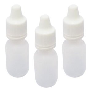 2200 Frasco Plástico Incolor Pe 10ml C Tampa Lacre Gotejador