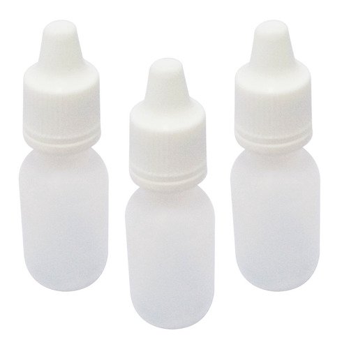2200 Frasco Plástico Incolor Pe 10ml C Tampa Lacre Gotejador