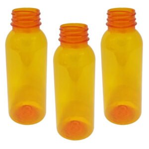 20 Frascos Plástico Laranja Pet 300ml Vazios Sem Tampas Det