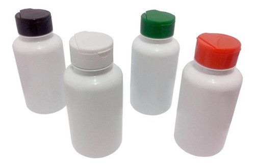 22 Frascos Plástico Branco Pet 240ml Tampa Fliptop Cap Sup - Imagem 2