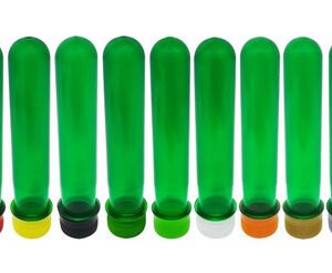 60 Preforma Verde 43ml Pet 48g Tubete 15,5cm Ta Rosc Lacr