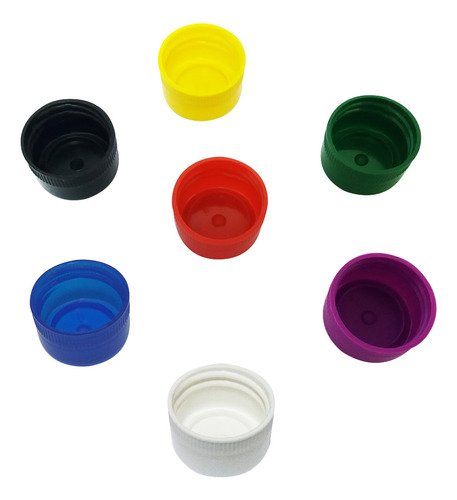 800 Tampas Plásticas Rosca Sem Lacre E Batoque Bocal 24 - Imagem 2