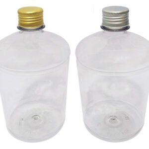 49 Frascos Plásticos Cristal Pet 1l Tampa Aluminio S/ Sab