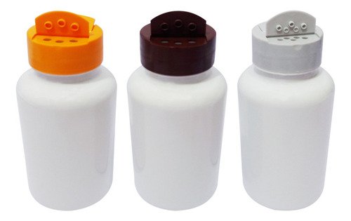 450 Frascos Plástico Branco Pet 240ml Tempero Fliptop Sup - Imagem 4