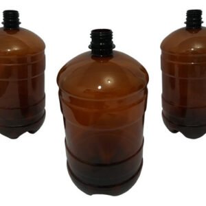 9 Frascos Plásticos Âmbar Pet De 2l Vazios Sem Tampas Gro