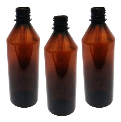 210 Frascos Plástico Âmbar 500ml Válvula Bico Pato L Cos - Imagem 2