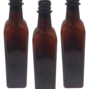 12 Frascos Plástico Âmbar Pet 500ml Vazios Sem Tampas Aze