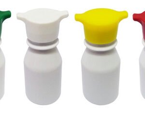 520 Frasco Plástico Branco Pet 60ml Tampa Rosca 2 Bico