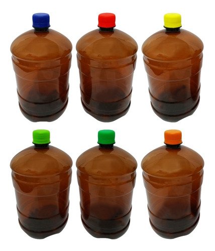 3 Frasco Plástico Âmbar Pet 2l Tampa S Batoque Gro - Imagem 3