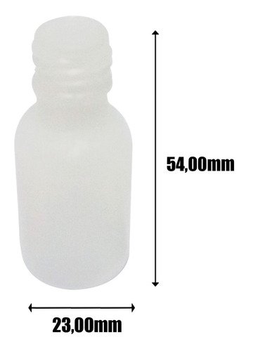 80 Frasco Plástico Incolor Pe 10ml C Tampa Lacre Gotejador - Imagem 4