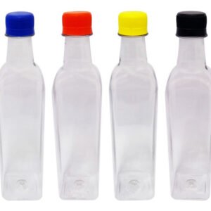 49 Frascos Plástico Cristal Pet 500ml Tampa Rosca Lacre Aze