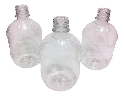 40 Frasco Plástico Cristal Pet 500ml Batoque 12 Furos Cac - Imagem 3