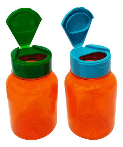 693 Frascos Plástico Laranja Pet 150ml Tampa Fliptop Cap Sup - Imagem 2
