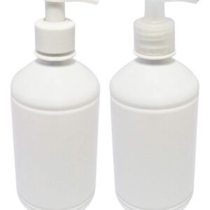 40 Frascos Plástico Branco 500ml Válvula Bico Pato S Far