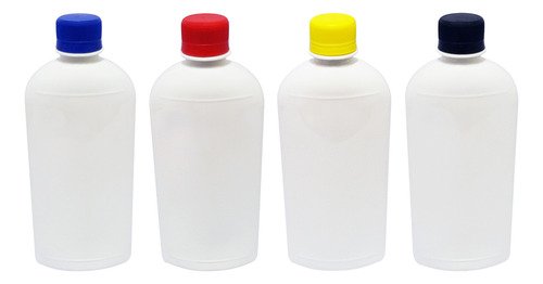 285 Frascos Plástico Branco Pet 400ml Tampa Rosca Lacre Min