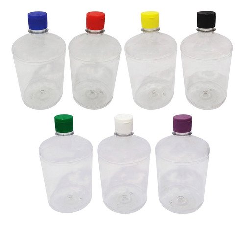 138 Frascos Plástico Cristal Pet De 1l Com Tampa Fliptop Sab - Imagem 3