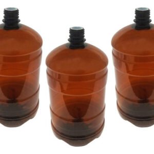 60 Frasco Plástico Âmbar Pet 2l Batoque 12 Furos Gro