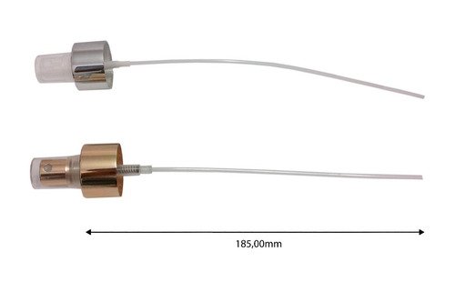190 Preforma Cristal 43ml Pet 48g Tubete 15,5cm Válv Spray L - Imagem 4