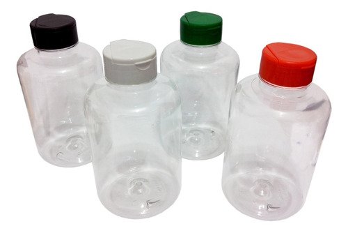 12 Frascos Plástico Cristal Pet 500ml Tampa Fliptop Cap Sup - Imagem 3