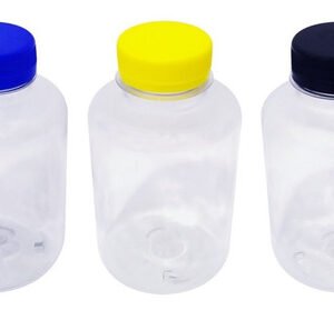 19 Frascos Plástico Cristal Pet 330ml Tampa Rosca Lacre Sup