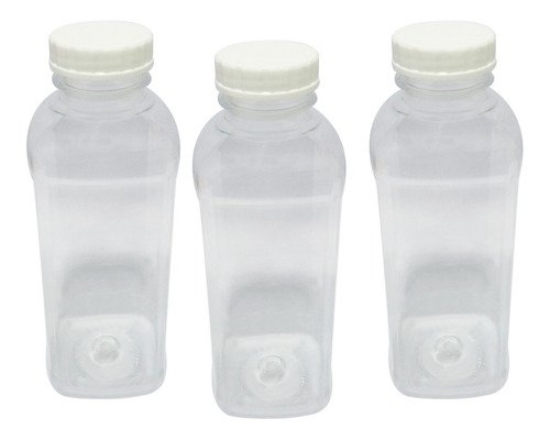 49 Frasco Plástico Cristal Pet 500ml Tam Rosca S/ Lacre Qua