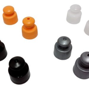 350 Tampas Plásticas Coloridas Rosca Pushpull Bocal 28