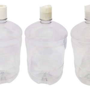 3 Frascos Plástico Cristal Pet De 2l Com Tampa Disktop Gro