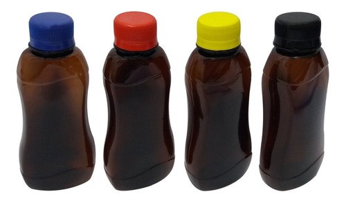 256 Frasco Plástico Âmbar Pet 200ml Tampa S Batoque Cat