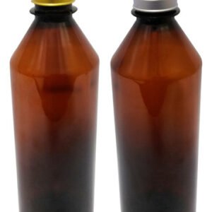 49 Frasco Plástico Âmbar Pet 500ml Tampa L Batoque Cos