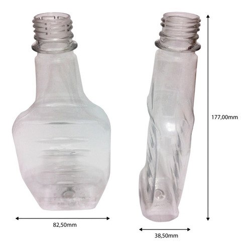 372 Frasco Plástico Cristal Pet 250ml Tampa L Batoque Mol - Imagem 7