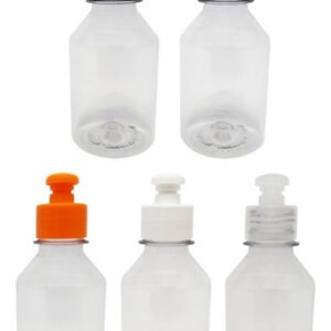693 Frascos Plástico Cristal Pet 150ml C/ Tampa Pushpull Far