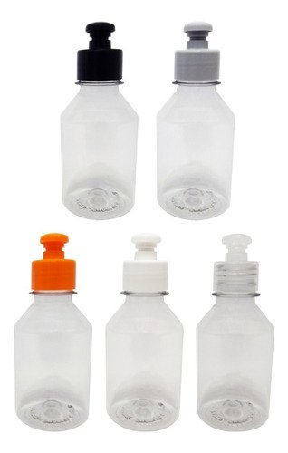 693 Frascos Plástico Cristal Pet 150ml C/ Tampa Pushpull Far