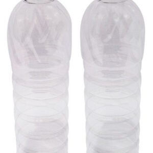 98 Frasco Plástico Cristal Pet 500ml Tampa L Batoque Lim