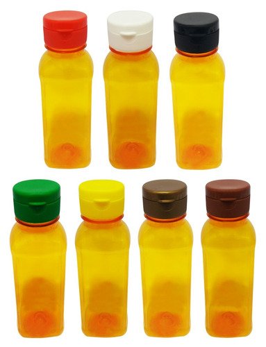 355 Frascos Plástico Laranja Pet 300ml Batoque Fliptop Qua - Imagem 3