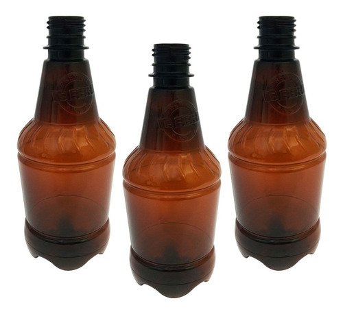 40 Frascos Plástico Âmbar Pet 500ml Cerveja Tampa Lacre Gr2 - Imagem 4