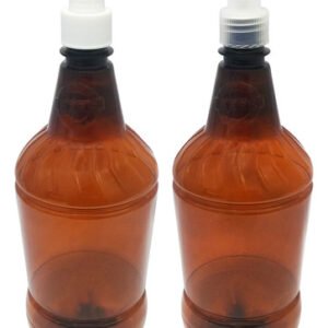 47 Frascos Plásticos Âmbar Pet 1l Com Válvula Spray S Gr2