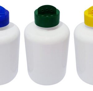 12 Frascos Plásticos Branco Pet 500ml Tempero Fliptop Sup