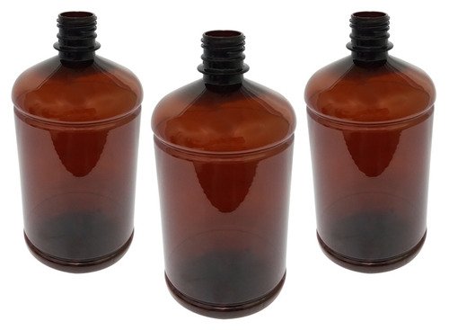 135 Frascos Plástico Âmbar Pet 1l C/ Bico Aplicador Sab - Imagem 4