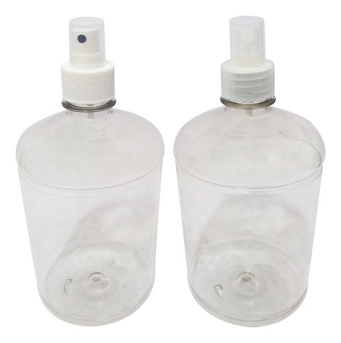 126 Frascos Plásticos Cristal Pet 1l Com Válvula Spray S Sab