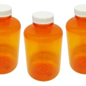 40 Frasco Plástico Laranja Pet 500ml Tam Rosca S/ Lacre Sup