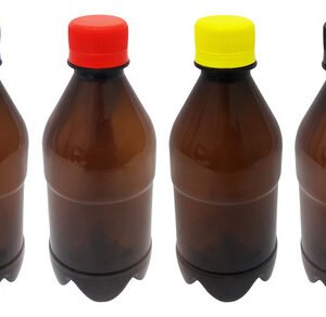 306 Frascos Plástico Âmbar Pet 350ml Cerveja Tampa Lacre Agu