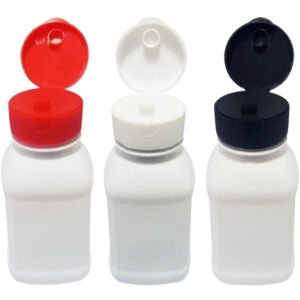 24 Frascos Plástico Branco Pet 200ml Batoque Fliptop Qua