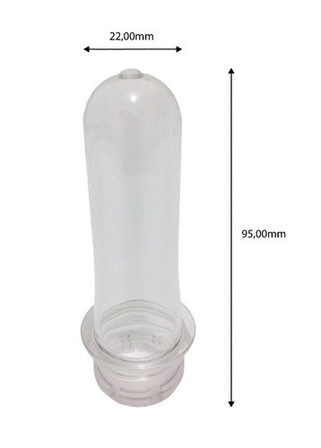 23 Preforma Cristal 27ml Pet 22g Tubete 10cm Válvu Spray S - Imagem 5