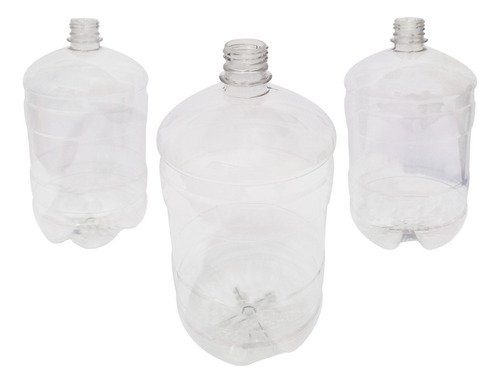 9 Frascos Plásticos Cristal Pet 2l Tampa Difusor C/ F Gro - Imagem 2