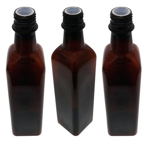 122 Frasco Plástico Âmbar Pet 500ml Azeite Tampa L Batoque - Imagem 2