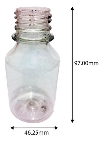 190 Frasco Plástico Cristal Pet 100ml Tampa Rosca 2 Bico - Imagem 6